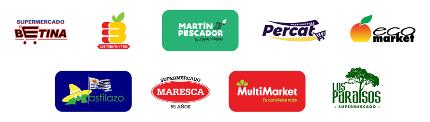 logos de supermercados adheridos